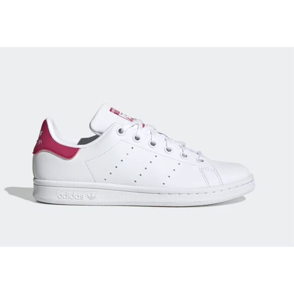 Adidas 'Stan Smith' Girl's Leather Sneakers Size 5 M - White